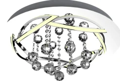 Sklep Kaja Ledowa lampa sufitowa w stylu glamour A0016-160 KORFU | Kaja