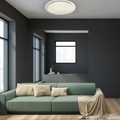 Sklep Kaja Ledowa lampa sufitowa z pilotem, do sypialni ML7136 ONTARIO | Kaja