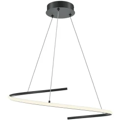 Cheap Ledowa lampa wisząca, regulowana MOD242PL-L33BK z serii CURVE Żyrandole Nowoczesne