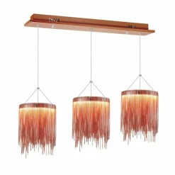 Flash Sale Ledowa lampa wisząca w kolorze miedzi ML3799 CASCATA | Kaja Żyrandole Nowoczesne