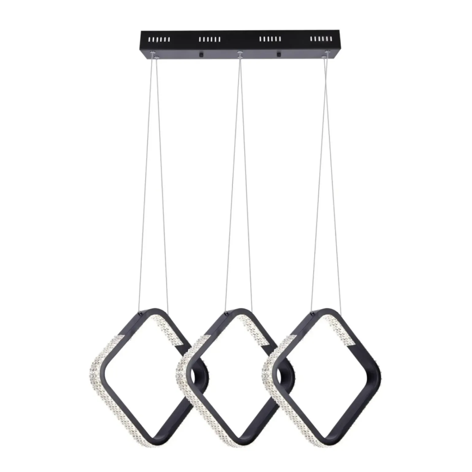 Best Ledowa lampa wisząca z kryształkami K-8160 HILD | Kaja Oświetlenie Żyrandole Nowoczesne