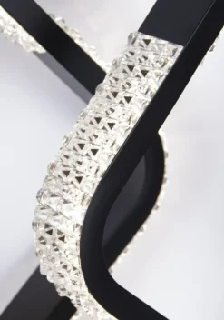 Best Ledowa lampa wisząca z kryształkami K-8160 HILD | Kaja Oświetlenie Żyrandole Nowoczesne