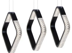 Best Ledowa lampa wisząca z kryształkami K-8160 HILD | Kaja Oświetlenie Żyrandole Nowoczesne