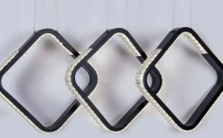 Best Ledowa lampa wisząca z kryształkami K-8160 HILD | Kaja Oświetlenie Żyrandole Nowoczesne