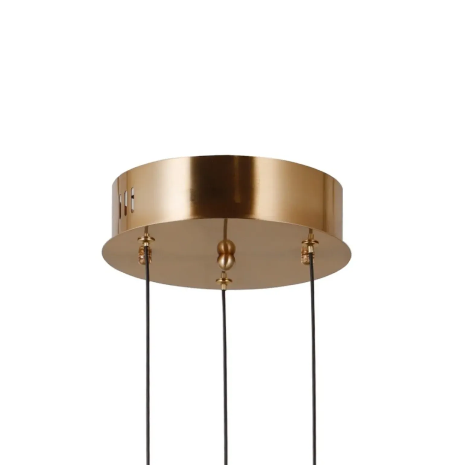 Best Ledowa lampa wisząca, złoty kolor PND-34362-3-HBR-OPAL z serii GANTI Żyrandole Nowoczesne