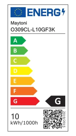 Sklep Kaja Ledowa lampa zewnętrzna, czarna, moc 10W O309CL-L10GF3K z serii ARES