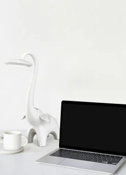 Dzieci Sklep Kaja Ledowa lampka biurkowa dla dzieci K-BL1603 BIAŁY SŁONIK | Kaja