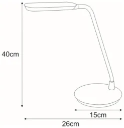 Sklep Kaja Ledowa lampka biurkowa do nauki K-BL1208 SOLO | Kaja