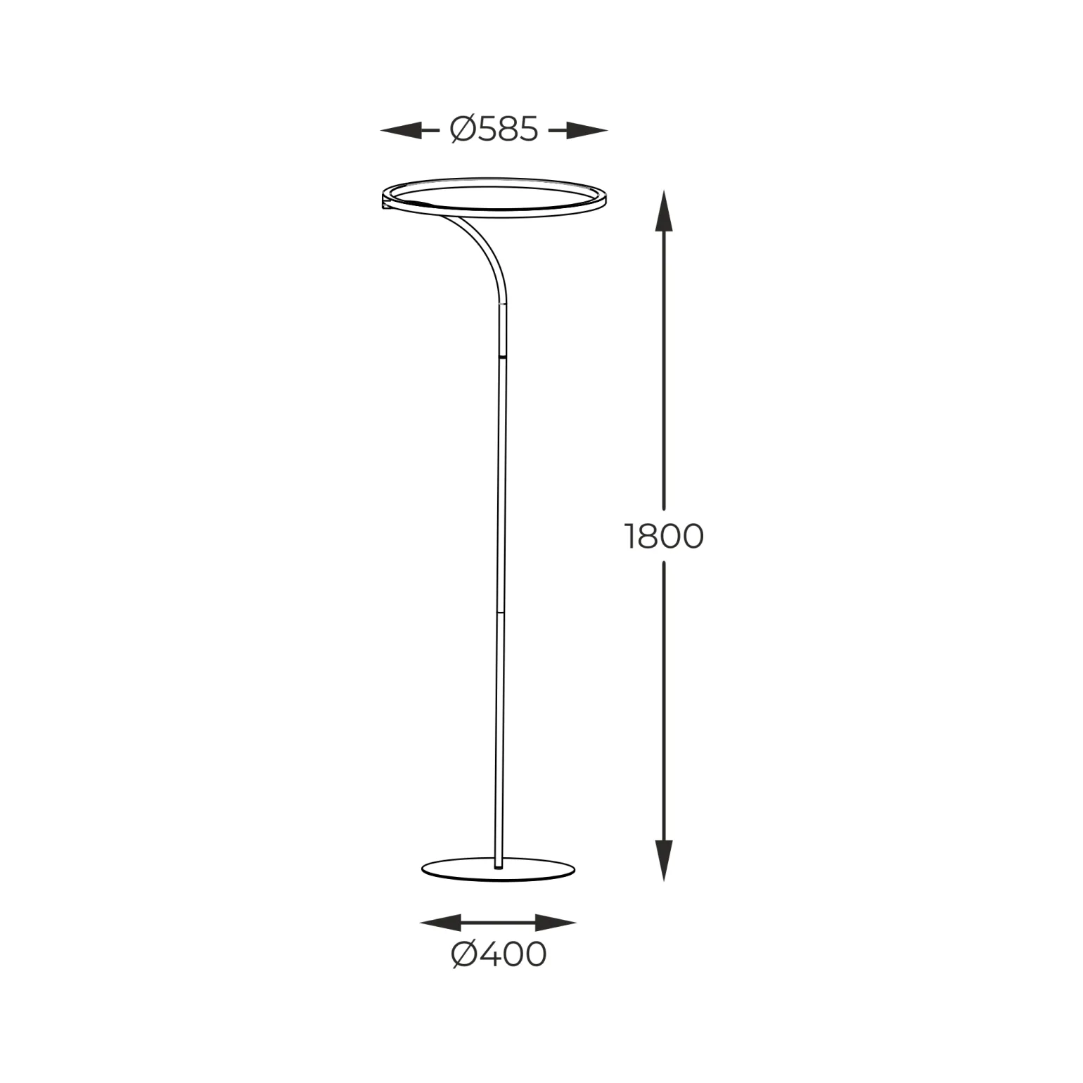 Sklep Kaja Ledowa, nietuzinkowa lampa stojąca E82907-31 CORIT | Kaja Oświetlenie