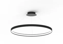 Cheap Ledowa obręcz wisząca pozioma LA0721/1 - BK CIRCLE| Kaja Oświetlenie Żyrandole Nowoczesne