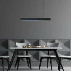 New Ledowa, pozioma lampa 80cm LP-1201/1P M BK SMART MIRA M | Kaja Żyrandole Nowoczesne