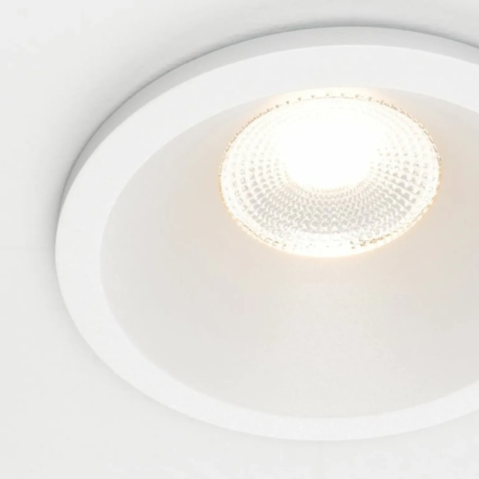 Sklep Kaja Ledowe, białe oczko wpustowe ⌀6cm 3000K DL034-01-06W3K-W z serii ZOOM