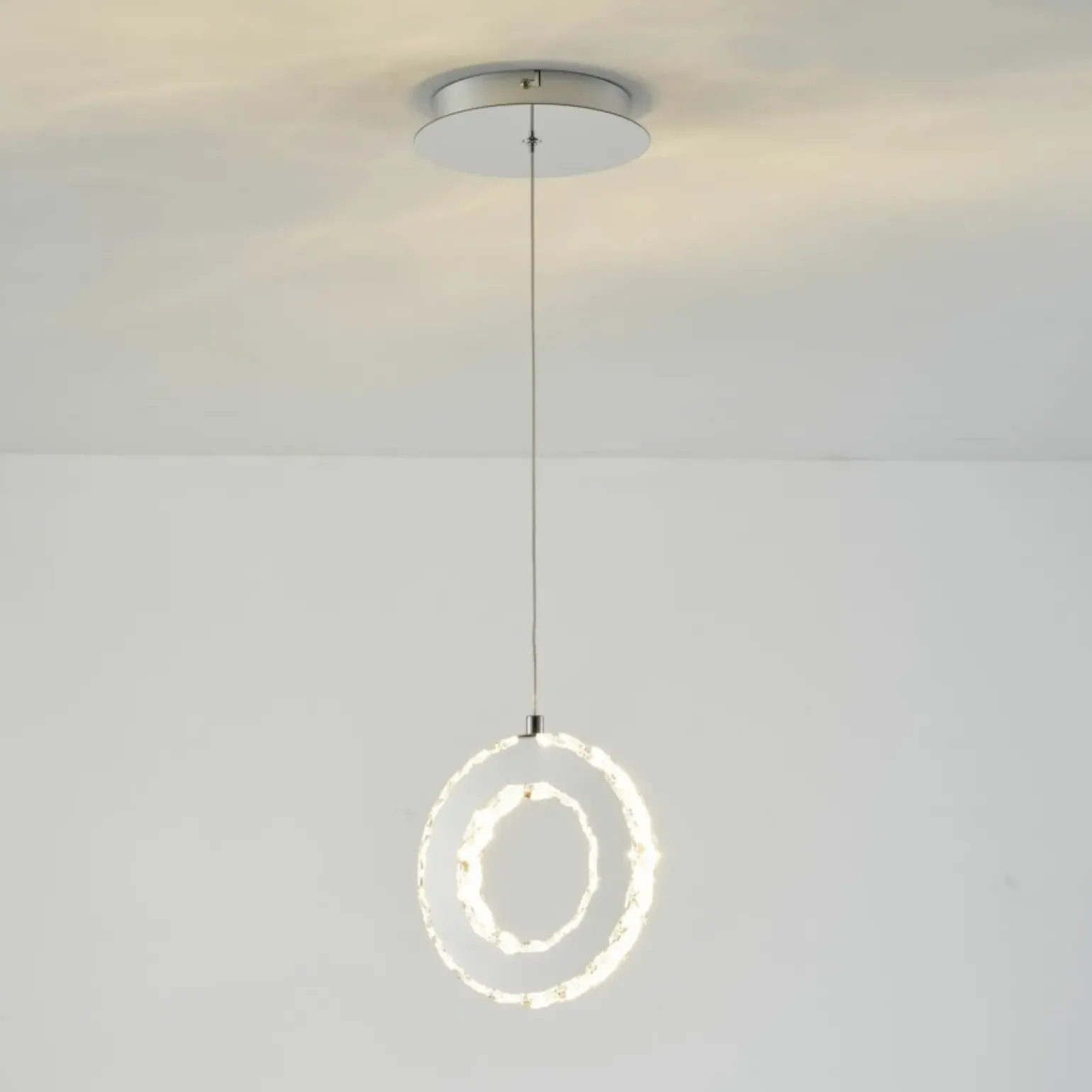 Shop Ledowe koło na regulowanym zwisie MD3713-1-3CT GIRONA | Kaja Żyrandole Nowoczesne