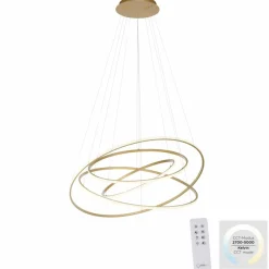 Best Sale Ledowe obręcze na regulowanych zwisach 2124-60 TESSARA | Kaja Żyrandole Nowoczesne