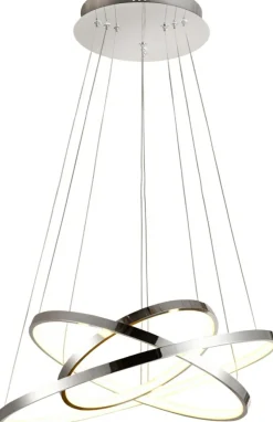 Flash Sale Ledowe obręcze na regulowanych zwisach 33-64738 LUNE | Kaja Żyrandole Nowoczesne