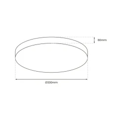 Sklep Kaja Ledowy, czarno-biały plafon do korytarza ML7789 z serii MAYA | Kaja Oświetlenie