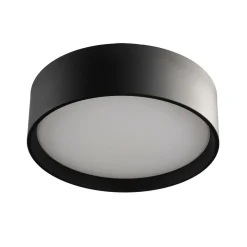 Hot Ledowy, czarny, okrągły plafon LP-043/1C BK HUDSON | Kaja Oświetlenie Żyrandole Nowoczesne