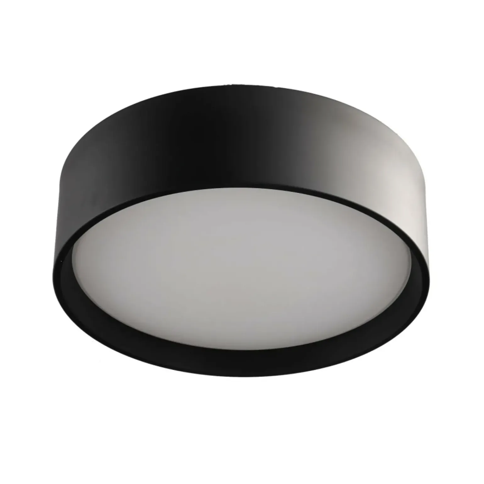 Hot Ledowy, czarny, okrągły plafon LP-043/1C BK HUDSON | Kaja Oświetlenie Żyrandole Nowoczesne