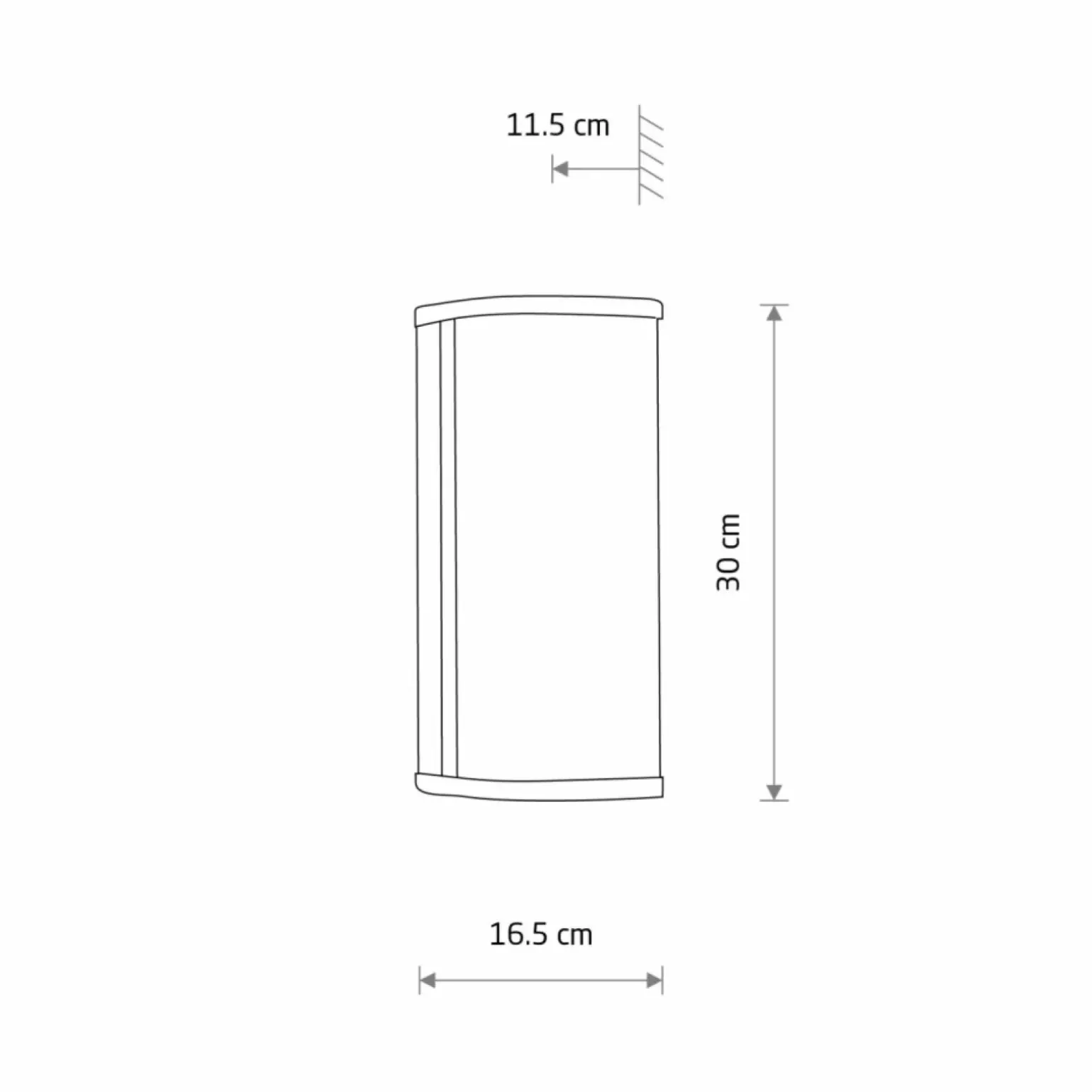 Sklep Kaja Ledowy, elegancki, złoty kinkiet łazienkowy 10730 PALMAS | Kaja