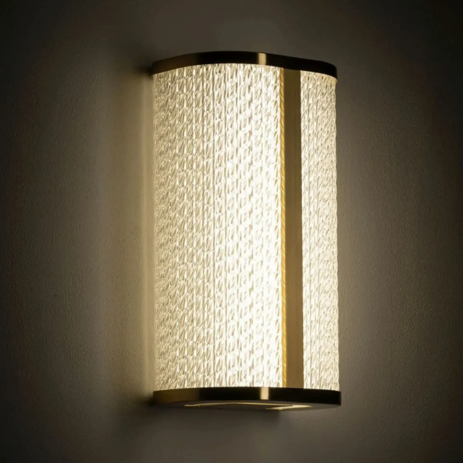 Sklep Kaja Ledowy, elegancki, złoty kinkiet łazienkowy 10730 PALMAS | Kaja