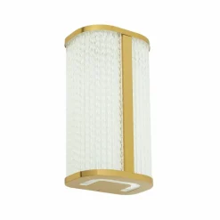 Sklep Kaja Ledowy, elegancki, złoty kinkiet łazienkowy 10730 PALMAS | Kaja