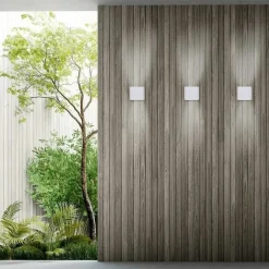 Sklep Kaja Ledowy kinkiet elewacyjny, geometryczny LP-1556/1W WH z serii SAP