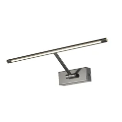 Sklep Kaja Ledowy kinkiet obrazowy 46cm AZ2647 MONALISA BLACK CHROME | Kaja