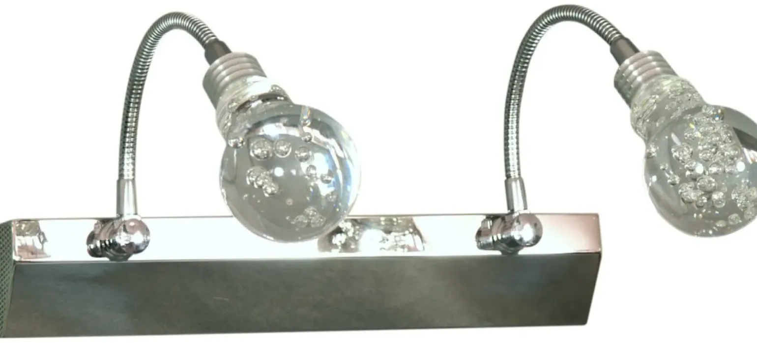 Sklep Kaja Ledowy kinkiet z dwoma ramionami 22-27047 ACRYLIC | Kaja Oświetlenie