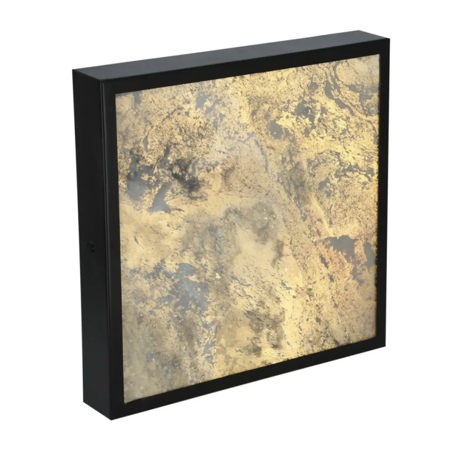 Sklep Kaja Ledowy, kwadratowy plafon z czarną ramką 10-06691 z serii LUXAN | Kaja