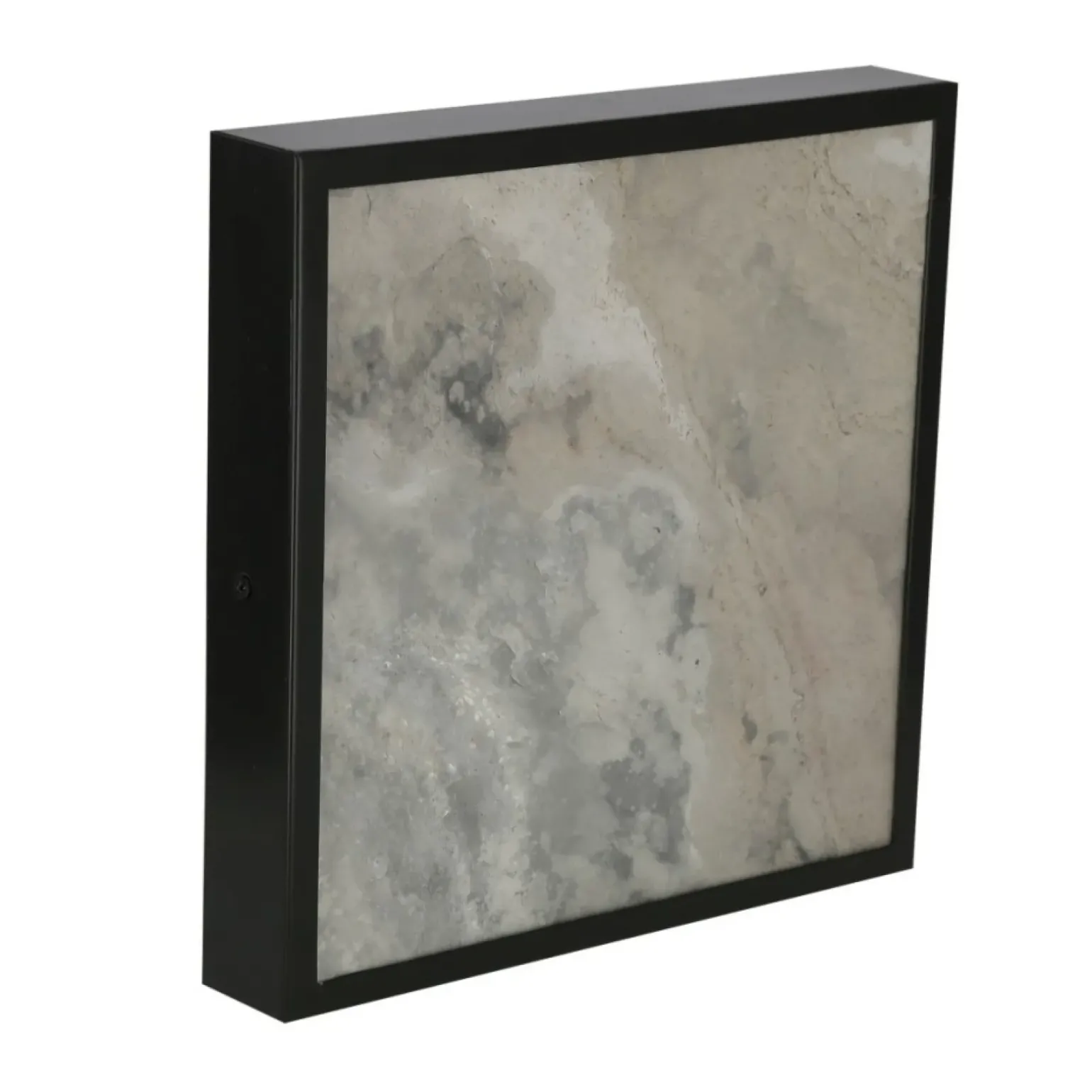 Sklep Kaja Ledowy, kwadratowy plafon z czarną ramką 10-06691 z serii LUXAN | Kaja