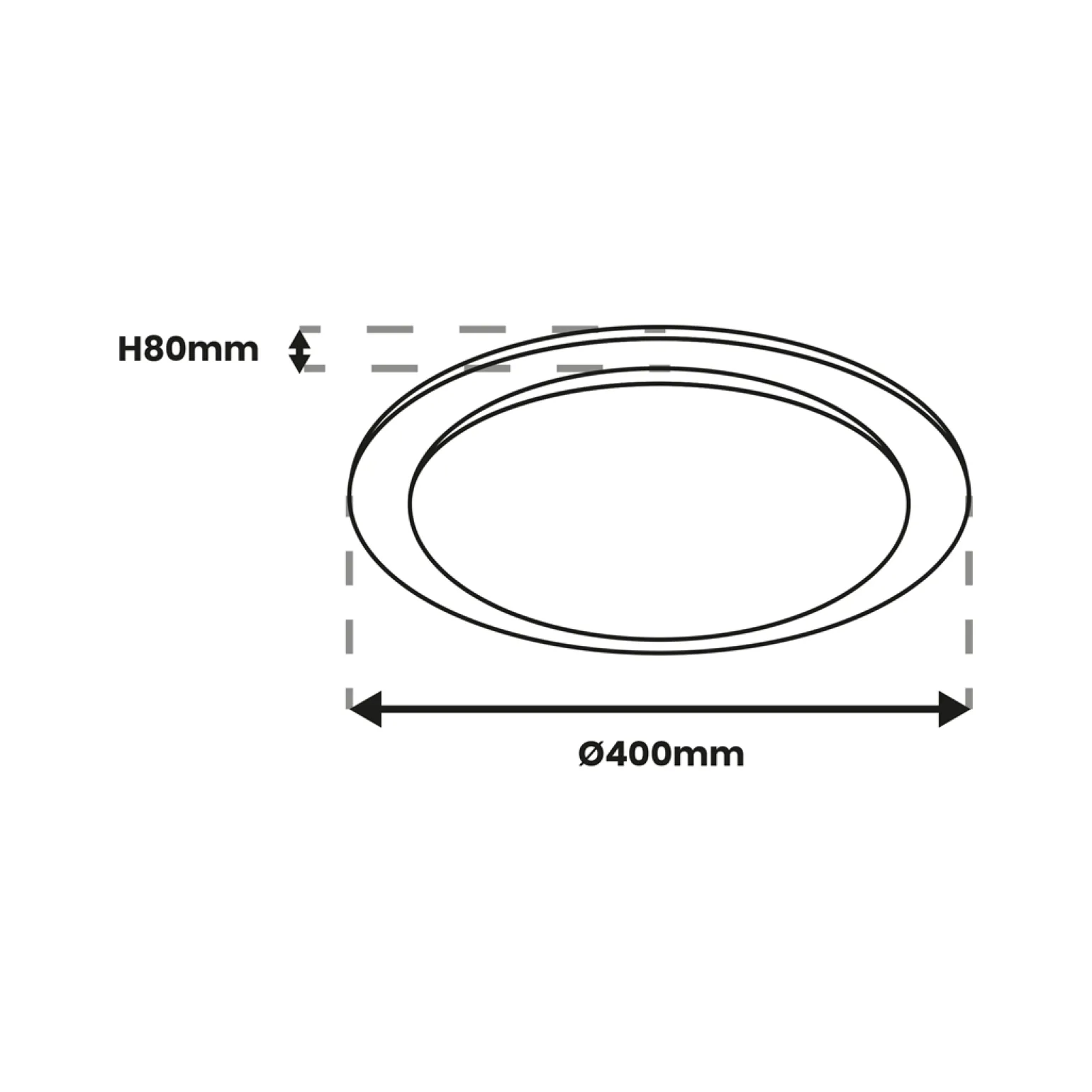 Sklep Kaja Ledowy plafon sufitowy z ochroną IP20 ML7134 z serii ONTARIO | Kaja Oświetlenie
