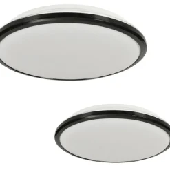 Sklep Kaja Ledowy plafon z czarnym elementem ozdobnym ML6402 z serii TERMA | Kaja Oświetlen