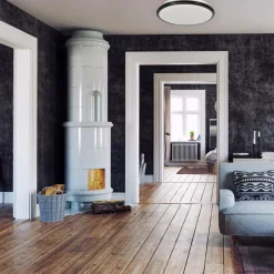 Sklep Kaja Ledowy plafon z czarnym elementem ozdobnym ML6402 z serii TERMA | Kaja Oświetlen