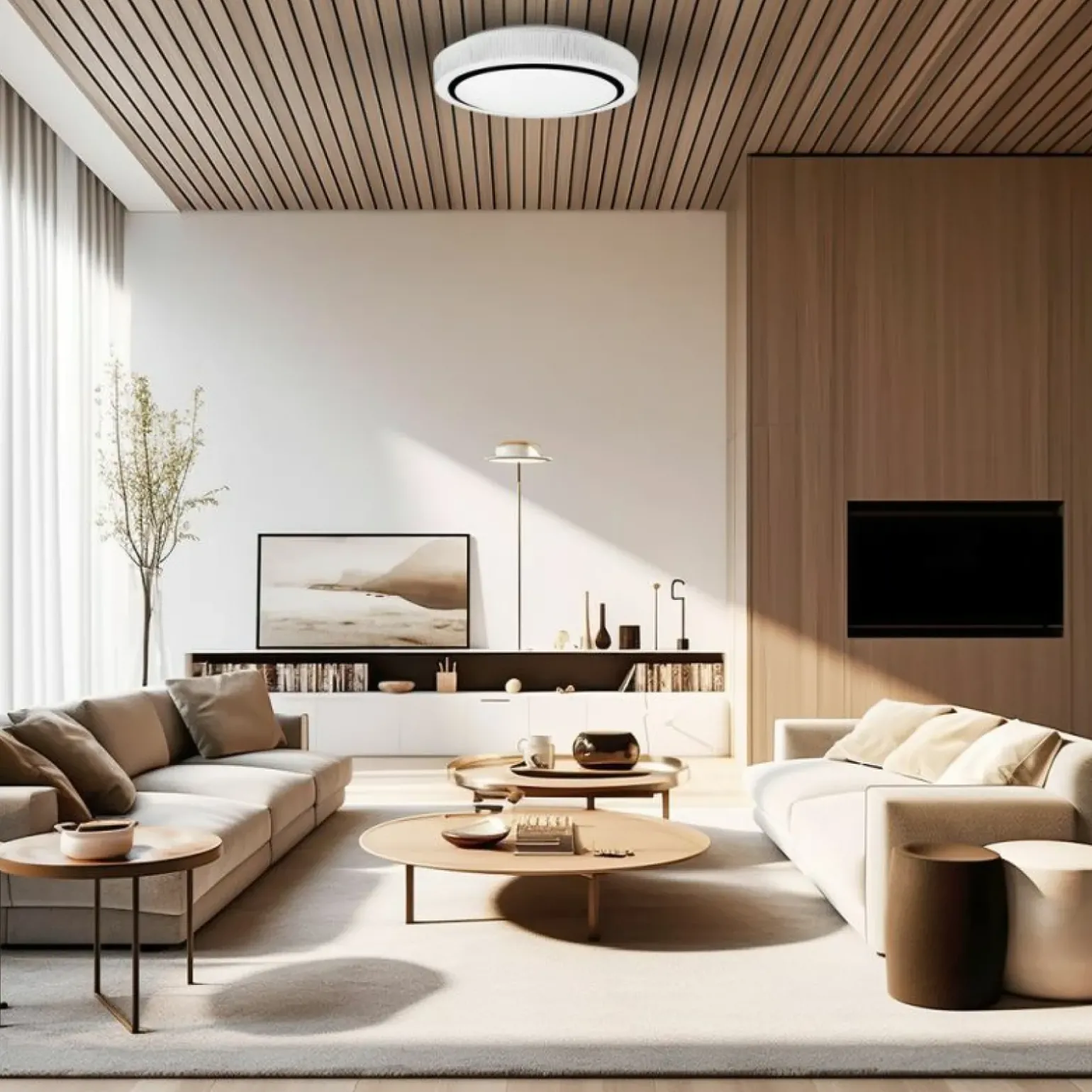 Sklep Kaja Ledowy plafon z neutralną barwą światła ML8498 RONDO | Kaja