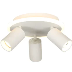 Sklep Kaja Ledowy plafon z reflektorami GU10 LP-0612/3C ROUND WH PARMA | Kaja