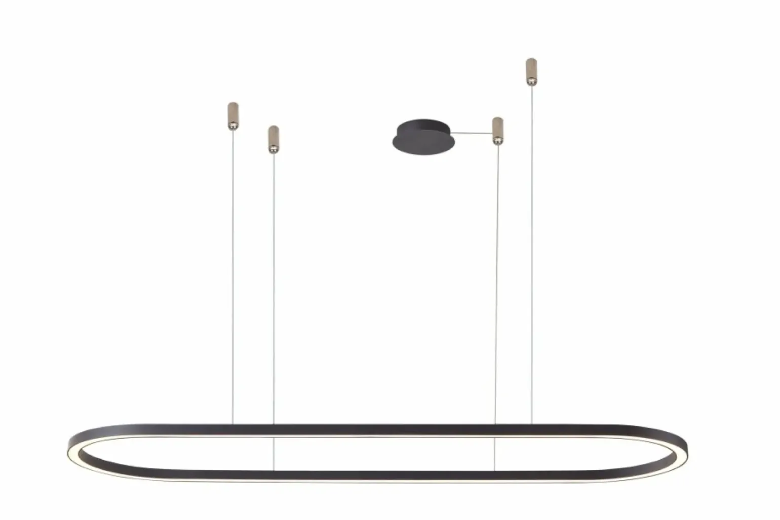 Best Sale Ledowy żyrandol o obłych kształtach lampa nad stół AZ5055 ELENA | Kaja Żyrandole Nowoczesne