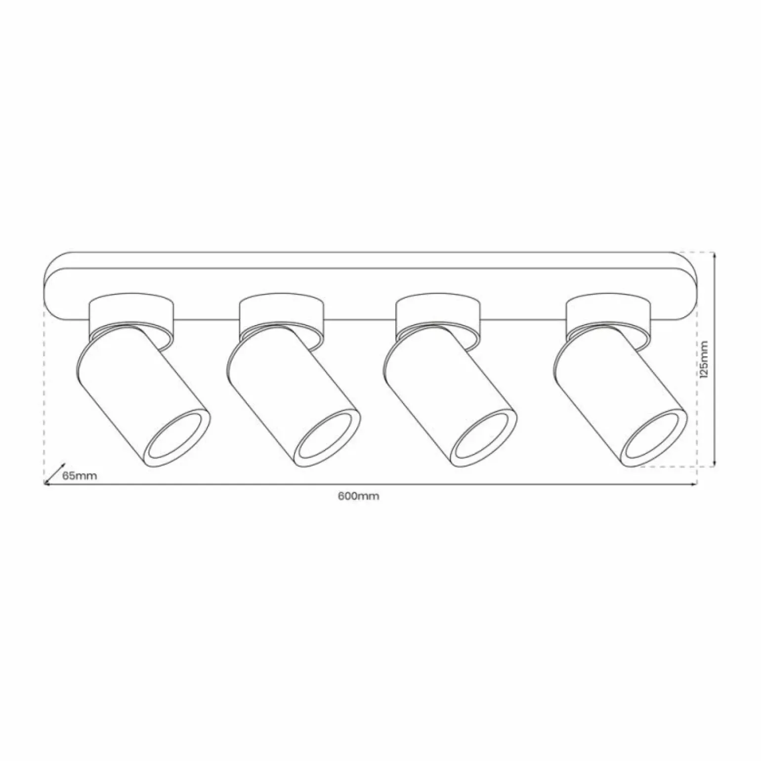 Best Liniowa lampa sufitowa z ruchomymi tubami ML9939 ANDY | Kaja Żyrandole Nowoczesne