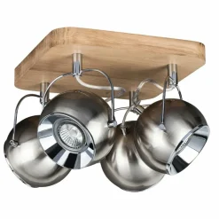 Best Listwa sufitowa w stylu rustykalnym 5131474 BALL WOOD | Kaja Żyrandole Nowoczesne