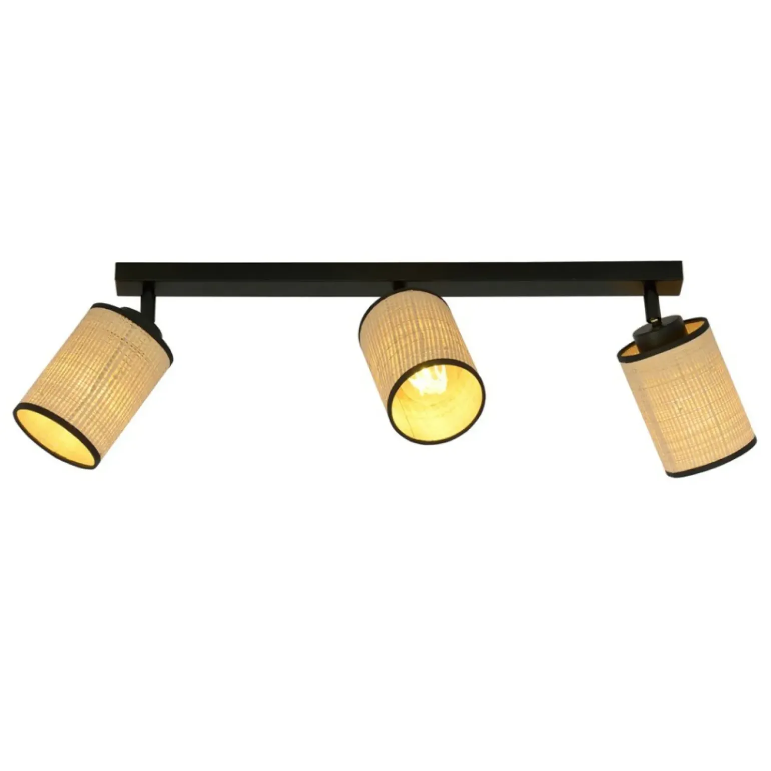 Fashion Listwa sufitowa z abażurami w stylu boho 1151/3 YOGA | Kaja Żyrandole Nowoczesne