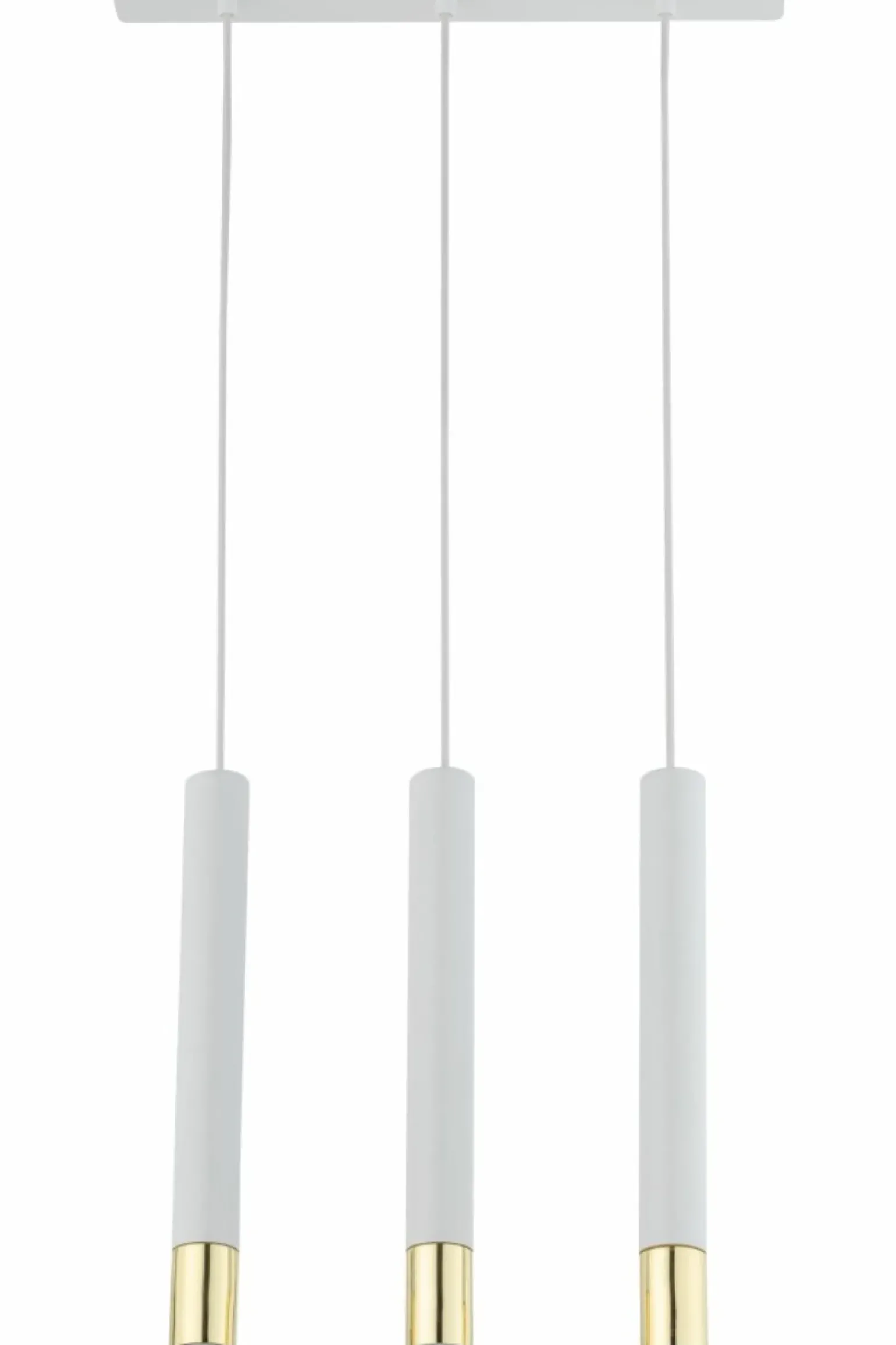 Clearance Listwa sufitowa z biało-złotymi tubami SIG 33388 z serii SOPEL GRAND Żyrandole Nowoczesne