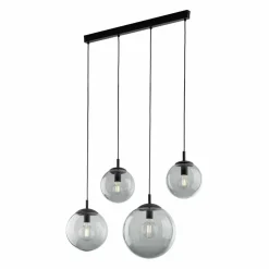 Best Sale Listwa sufitowa z ciemnymi kloszami TK 5381 ESME GRAPHITE | Kaja Żyrandole Nowoczesne