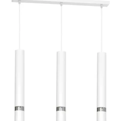 Cheap Listwa sufitowa z trzema zawieszonymi tubami LX 9490 z serii RENO Żyrandole Nowoczesne