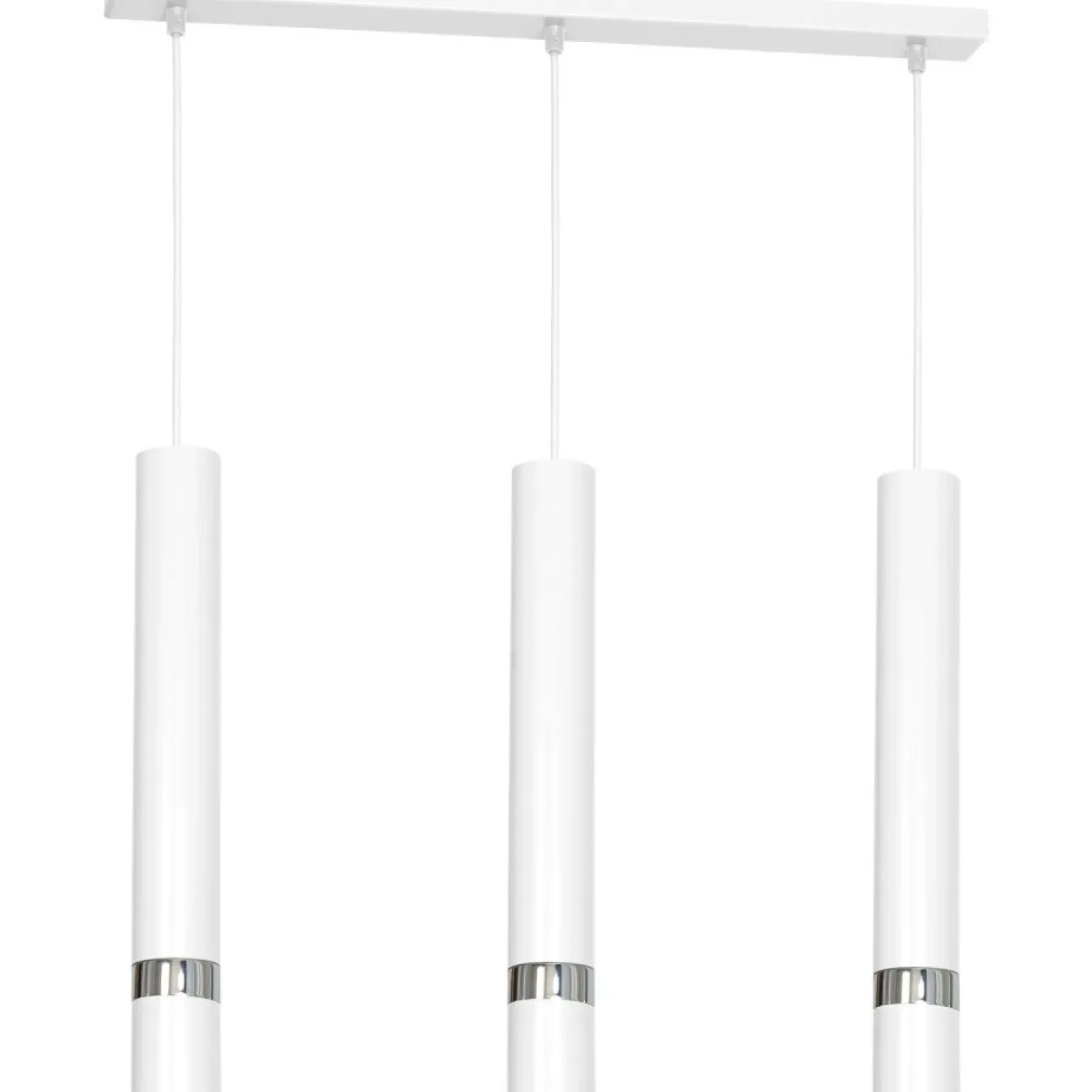 Cheap Listwa sufitowa z trzema zawieszonymi tubami LX 9490 z serii RENO Żyrandole Nowoczesne