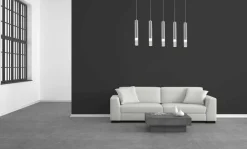 Online Listwa sufitowa z wiszącymi tubami nad blat ML323 ICE | Kaja Żyrandole Nowoczesne