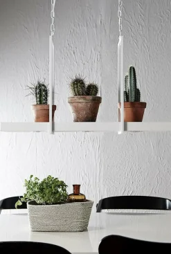 Store Listwa typu półka z LEDami wisząca na łańcuszku 106124 | Kaja Żyrandole Nowoczesne