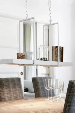 Store Listwa typu półka z LEDami wisząca na łańcuszku 106124 | Kaja Żyrandole Nowoczesne