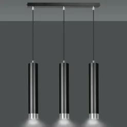 Best Listwa z 3 lampami wiszącymi nad stół w jadalni 643/3 | Kaja Żyrandole Nowoczesne