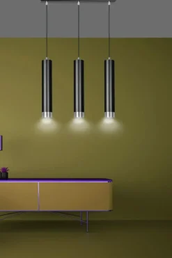 Best Listwa z 3 lampami wiszącymi nad stół w jadalni 643/3 | Kaja Żyrandole Nowoczesne