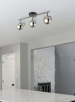 Sklep Kaja Listwa z 3 reflektorami K-8002/3 CHR SALVA | Kaja Oświetlenie