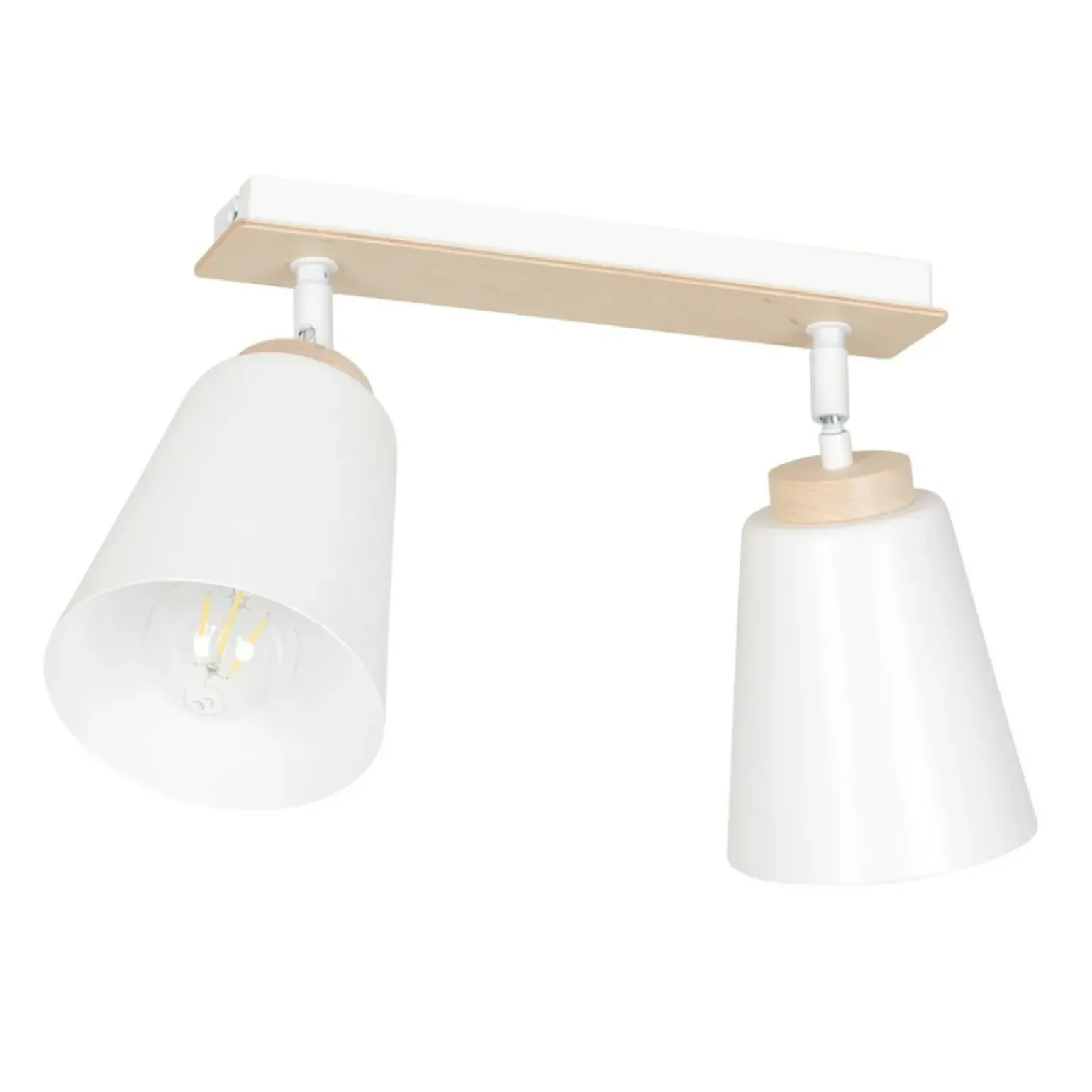 Online Listwa z dwoma źródłami światła na duży gwint 724/2 | Kaja Oświetlenie Żyrandole Nowoczesne